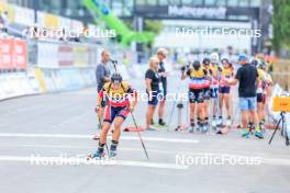 02.08.2024, Sandnes, Norway (NOR): Juni Arnekleiv (NOR) - BLINK24 Festival Biathlon - Sandnes (NOR). www.nordicfocus.com. © Manzoni/NordicFocus. Every downloaded picture is fee-liable.