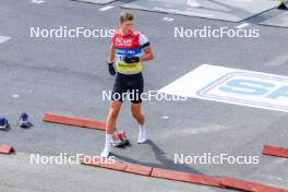 02.08.2024, Sandnes, Norway (NOR): Alfred Eriksson (SWE) - BLINK24 Festival Biathlon - Sandnes (NOR). www.nordicfocus.com. © Nordnes/NordicFocus. Every downloaded picture is fee-liable.