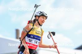 02.08.2024, Sandnes, Norway (NOR): Jeanne Richard (FRA) - BLINK24 Festival Biathlon - Sandnes (NOR). www.nordicfocus.com. © Manzoni/NordicFocus. Every downloaded picture is fee-liable.