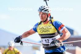 02.08.2024, Sandnes, Norway (NOR): Fabien Claude (FRA) - BLINK24 Festival Biathlon - Sandnes (NOR). www.nordicfocus.com. © Manzoni/NordicFocus. Every downloaded picture is fee-liable.