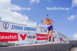 02.08.2024, Sandnes, Norway (NOR): Ragnhild Femsteinevik (NOR) - BLINK24 Festival Biathlon - Sandnes (NOR). www.nordicfocus.com. © Nordnes/NordicFocus. Every downloaded picture is fee-liable.