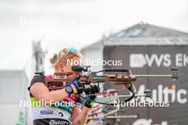 02.08.2024, Sandnes, Norway (NOR): Sophie Chauveau (FRA) - BLINK24 Festival Biathlon - Sandnes (NOR). www.nordicfocus.com. © Nordnes/NordicFocus. Every downloaded picture is fee-liable.