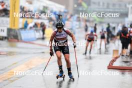 03.08.2024, Sandnes, Norway (NOR): Julia Simon (FRA) - BLINK24 Festival Biathlon - Sandnes (NOR). www.nordicfocus.com. © Manzoni/NordicFocus. Every downloaded picture is fee-liable.