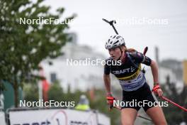 03.08.2024, Sandnes, Norway (NOR): Maren Hjelmeset Kirkeeide (NOR) - BLINK24 Festival Biathlon - Sandnes (NOR). www.nordicfocus.com. © Nordnes/NordicFocus. Every downloaded picture is fee-liable.