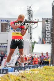 02.08.2024, Sandnes, Norway (NOR): Asbjoern Langeland Oevland (NOR) - BLINK24 Festival Biathlon - Sandnes (NOR). www.nordicfocus.com. © Nordnes/NordicFocus. Every downloaded picture is fee-liable.