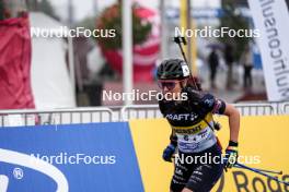 03.08.2024, Sandnes, Norway (NOR): Gilonne Guigonnat (FRA) - BLINK24 Festival Biathlon - Sandnes (NOR). www.nordicfocus.com. © Nordnes/NordicFocus. Every downloaded picture is fee-liable.