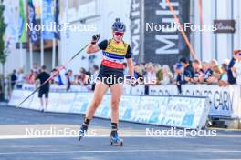 02.08.2024, Sandnes, Norway (NOR): Elvira Oeberg (SWE) - BLINK24 Festival Biathlon - Sandnes (NOR). www.nordicfocus.com. © Manzoni/NordicFocus. Every downloaded picture is fee-liable.