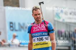 02.08.2024, Sandnes, Norway (NOR): Emilien Jacquelin (FRA) - BLINK24 Festival Biathlon - Sandnes (NOR). www.nordicfocus.com. © Nordnes/NordicFocus. Every downloaded picture is fee-liable.