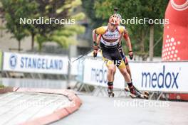 03.08.2024, Sandnes, Norway (NOR): Martin Femsteinevik (NOR) - BLINK24 Festival Biathlon - Sandnes (NOR). www.nordicfocus.com. © Manzoni/NordicFocus. Every downloaded picture is fee-liable.