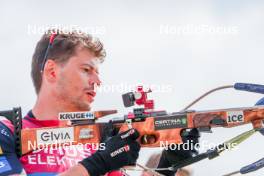 02.08.2024, Sandnes, Norway (NOR): Sturla Laegreid (Holm) - BLINK24 Festival Biathlon - Sandnes (NOR). www.nordicfocus.com. © Nordnes/NordicFocus. Every downloaded picture is fee-liable.