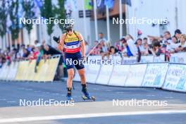 02.08.2024, Sandnes, Norway (NOR): Julia Simon (FRA) - BLINK24 Festival Biathlon - Sandnes (NOR). www.nordicfocus.com. © Manzoni/NordicFocus. Every downloaded picture is fee-liable.