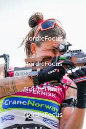 02.08.2024, Sandnes, Norway (NOR): Justine Braisaz-Bouchet (FRA) - BLINK24 Festival Biathlon - Sandnes (NOR). www.nordicfocus.com. © Nordnes/NordicFocus. Every downloaded picture is fee-liable.