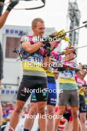 02.08.2024, Sandnes, Norway (NOR): David Zobel (GER) - BLINK24 Festival Biathlon - Sandnes (NOR). www.nordicfocus.com. © Nordnes/NordicFocus. Every downloaded picture is fee-liable.