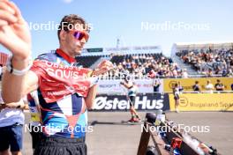 02.08.2024, Sandnes, Norway (NOR): Sturla Holm Laegreid (NOR) - BLINK24 Festival Biathlon - Sandnes (NOR). www.nordicfocus.com. © Manzoni/NordicFocus. Every downloaded picture is fee-liable.