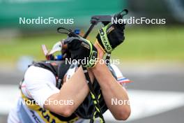 03.08.2024, Sandnes, Norway (NOR): Sondre Sangvik Nilsen (NOR) - BLINK24 Festival Biathlon - Sandnes (NOR). www.nordicfocus.com. © Manzoni/NordicFocus. Every downloaded picture is fee-liable.