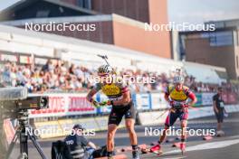 02.08.2024, Sandnes, Norway (NOR): Simon Kaiser (GER) - BLINK24 Festival Biathlon - Sandnes (NOR). www.nordicfocus.com. © Nordnes/NordicFocus. Every downloaded picture is fee-liable.