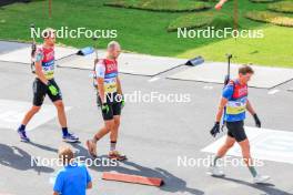 02.08.2024, Sandnes, Norway (NOR): Simon Kaiser (GER), Danilo Riethmueller (GER), (l-r) - BLINK24 Festival Biathlon - Sandnes (NOR). www.nordicfocus.com. © Nordnes/NordicFocus. Every downloaded picture is fee-liable.