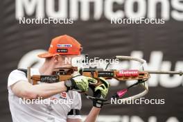 03.08.2024, Sandnes, Norway (NOR): David Zobel (GER) - BLINK24 Festival Biathlon - Sandnes (NOR). www.nordicfocus.com. © Nordnes/NordicFocus. Every downloaded picture is fee-liable.