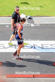 02.08.2024, Sandnes, Norway (NOR): Julia Simon (FRA) - BLINK24 Festival Biathlon - Sandnes (NOR). www.nordicfocus.com. © Manzoni/NordicFocus. Every downloaded picture is fee-liable.