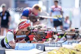 02.08.2024, Sandnes, Norway (NOR): Hanna Kebinger (GER) - BLINK24 Festival Biathlon - Sandnes (NOR). www.nordicfocus.com. © Nordnes/NordicFocus. Every downloaded picture is fee-liable.