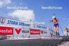 02.08.2024, Sandnes, Norway (NOR): Frida Dahl (NOR) - BLINK24 Festival Biathlon - Sandnes (NOR). www.nordicfocus.com. © Nordnes/NordicFocus. Every downloaded picture is fee-liable.