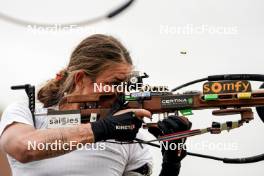 03.08.2024, Sandnes, Norway (NOR): Justine Braisaz-Bouchet (FRA) - BLINK24 Festival Biathlon - Sandnes (NOR). www.nordicfocus.com. © Nordnes/NordicFocus. Every downloaded picture is fee-liable.