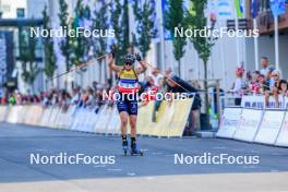 02.08.2024, Sandnes, Norway (NOR): Julia Simon (FRA) - BLINK24 Festival Biathlon - Sandnes (NOR). www.nordicfocus.com. © Manzoni/NordicFocus. Every downloaded picture is fee-liable.