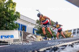 02.08.2024, Sandnes, Norway (NOR): Julia Simon (FRA) - BLINK24 Festival Biathlon - Sandnes (NOR). www.nordicfocus.com. © Manzoni/NordicFocus. Every downloaded picture is fee-liable.