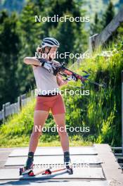 27.06.2024, Lavaze, Italy (ITA): Karoline Offigstad  Knotten (NOR) - Biathlon summer training, Lavaze (ITA). www.nordicfocus.com. © Barbieri/NordicFocus. Every downloaded picture is fee-liable.