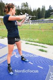 05.09.2024, Lenzerheide, Switzerland (SUI): Aita Gasparin (SUI) - Biathlon summer training, Lenzerheide (SUI). www.nordicfocus.com. © Manzoni/NordicFocus. Every downloaded picture is fee-liable.