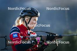 21.10.2024, Lavaze, Italy (ITA): Juni Arnekleiv (NOR) - Biathlon summer training, Lavaze (ITA). www.nordicfocus.com. © Vanzetta/NordicFocus. Every downloaded picture is fee-liable.