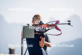 31.07.2024, Lavaze, Italy (ITA): Anna Gandler (AUT) - Biathlon summer training, Lavaze (ITA). www.nordicfocus.com. © Barbieri/NordicFocus. Every downloaded picture is fee-liable.