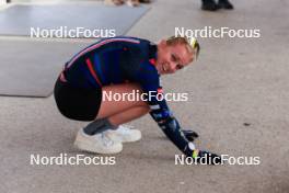 11.06.2024, Premanon, France (FRA): Sophie Chauveau (FRA) - Biathlon summer training, Premanon (FRA). www.nordicfocus.com. © Manzoni/NordicFocus. Every downloaded picture is fee-liable.