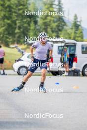 28.08.2024, Bessans, France (FRA): Jeanne Richard (FRA) - Biathlon summer training, Bessans (FRA). www.nordicfocus.com. © Authamayou/NordicFocus. Every downloaded picture is fee-liable.