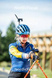 05.09.2024, Font-Romeu, France (FRA): Anna Magnusson (SWE) - Biathlon summer training, Font-Romeu (FRA). www.nordicfocus.com. © Authamayou/NordicFocus. Every downloaded picture is fee-liable.