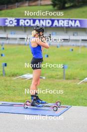 04.09.2024, Lenzerheide, Switzerland (SUI): Juni Arnekleiv (NOR) - Biathlon summer training, Lenzerheide (SUI). www.nordicfocus.com. © Manzoni/NordicFocus. Every downloaded picture is fee-liable.