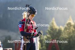 21.10.2024, Lavaze, Italy (ITA): Juni Arnekleiv (NOR) - Biathlon summer training, Lavaze (ITA). www.nordicfocus.com. © Vanzetta/NordicFocus. Every downloaded picture is fee-liable.