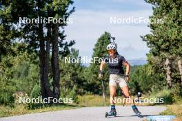 17.08.2024, Font-Romeu, France (FRA): Célia Henaff (FRA) - Biathlon summer training, Font-Romeu (FRA). www.nordicfocus.com. © Authamayou/NordicFocus. Every downloaded picture is fee-liable.