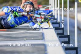 12.10.2024, Ramsau am Dachstein, Austria (AUT): Dmytro Pidruchnyi (UKR) - Biathlon summer training, Ramsau am Dachstein (AUT). www.nordicfocus.com. © Manzoni/NordicFocus. Every downloaded picture is fee-liable.