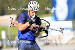 15.07.2024, Lenzerheide, Switzerland (SUI): Vincent Bonacci (USA) - Biathlon summer training, Lenzerheide (SUI). www.nordicfocus.com. © Manzoni/NordicFocus. Every downloaded picture is fee-liable.