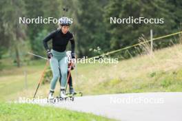 16.09.2024, Lenzerheide, Switzerland (SUI): Oceane Michelon (FRA) - Biathlon summer training, Lenzerheide (SUI). www.nordicfocus.com. © Manzoni/NordicFocus. Every downloaded picture is fee-liable.