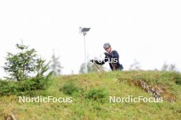 10.09.2024, Lenzerheide, Switzerland (SUI): Niklas Hartweg (SUI) - Biathlon summer training, Lenzerheide (SUI). www.nordicfocus.com. © Manzoni/NordicFocus. Every downloaded picture is fee-liable.