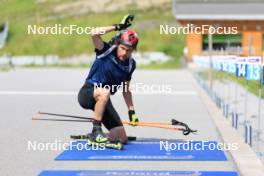 15.07.2024, Lenzerheide, Switzerland (SUI): Jeremy Finello (SUI) - Biathlon summer training, Lenzerheide (SUI). www.nordicfocus.com. © Manzoni/NordicFocus. Every downloaded picture is fee-liable.