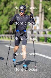 27.06.2024, Juf, Switzerland (SUI): Gion Stalder (SUI) - Biathlon summer training, Juf (SUI). www.nordicfocus.com. © Manzoni/NordicFocus. Every downloaded picture is fee-liable.