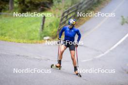 26.08.2024, Martell, Italy (ITA): Dorothea Wierer of Italy - Biathlon summer training, Martell (ITA). www.nordicfocus.com. © Vanzetta/NordicFocus. Every downloaded picture is fee-liable.