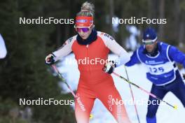 07.11.2024, Davos, Switzerland (SUI): Elisa Gasparin (SUI) - Biathlon training, snowfarming track, Davos (SUI). www.nordicfocus.com. © Manzoni/NordicFocus. Every downloaded picture is fee-liable.