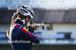 21.10.2024, Lavaze, Italy (ITA): Ida Lien (NOR) - Biathlon summer training, Lavaze (ITA). www.nordicfocus.com. © Vanzetta/NordicFocus. Every downloaded picture is fee-liable.