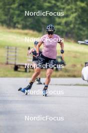 28.08.2024, Bessans, France (FRA): Julia Simon (FRA) - Biathlon summer training, Bessans (FRA). www.nordicfocus.com. © Authamayou/NordicFocus. Every downloaded picture is fee-liable.