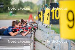 29.08.2024, Bessans, France (FRA): Gilonne Guigonnat (FRA) - Biathlon summer training, Bessans (FRA). www.nordicfocus.com. © Authamayou/NordicFocus. Every downloaded picture is fee-liable.