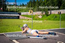 27.06.2024, Lavaze, Italy (ITA): Ingrid Landmark Tandrevold (NOR) - Biathlon summer training, Lavaze (ITA). www.nordicfocus.com. © Barbieri/NordicFocus. Every downloaded picture is fee-liable.